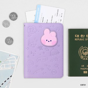 BT21 minini 레더패치 여권 커버- 쿠키(COOKY)